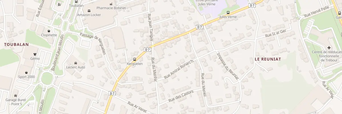 Plan du 5 Rue du Menhir à Douarnenez