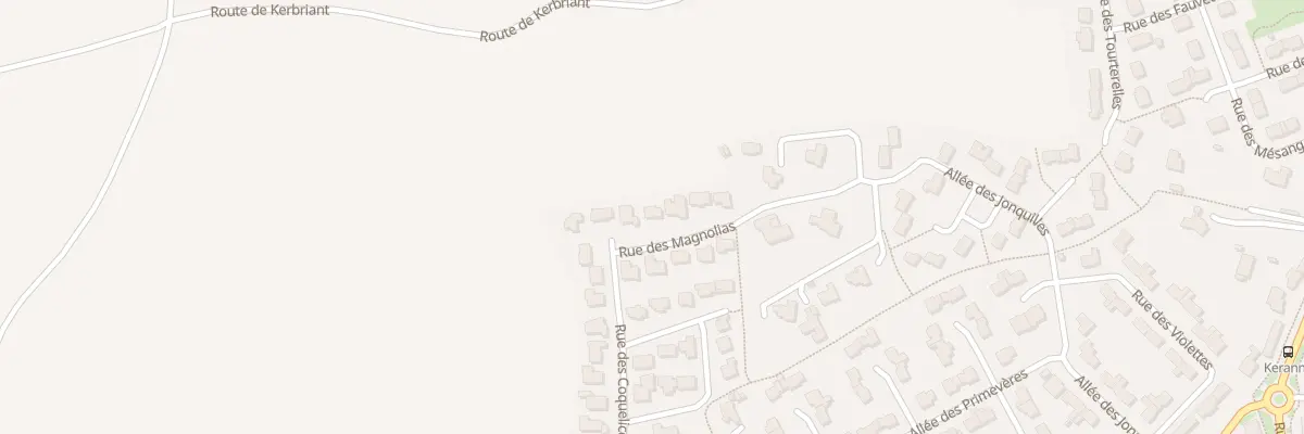 Plan du 4 Rue des Magnolias au Folgoët