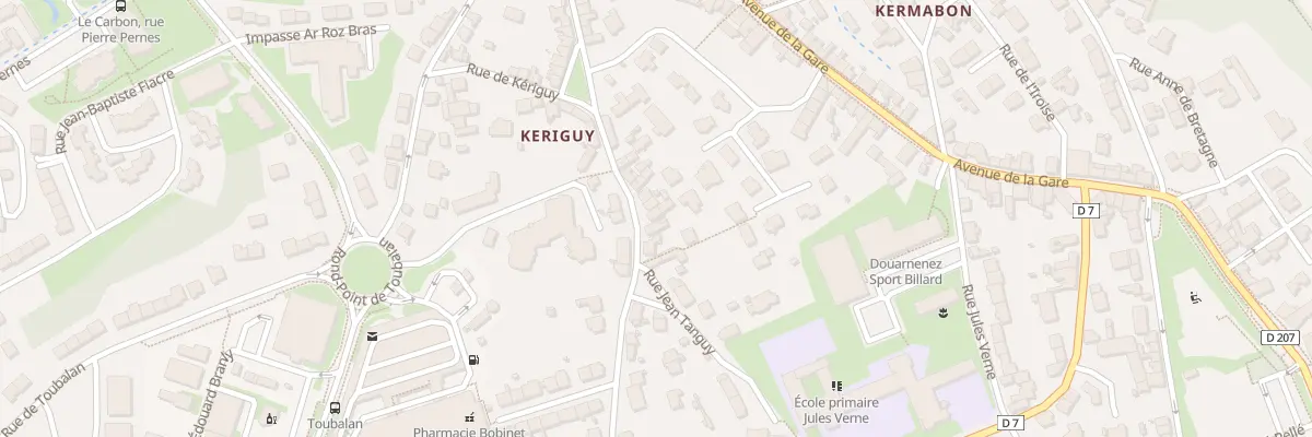 Plan du 39 Rue Jean Tanguy à Douarnenez