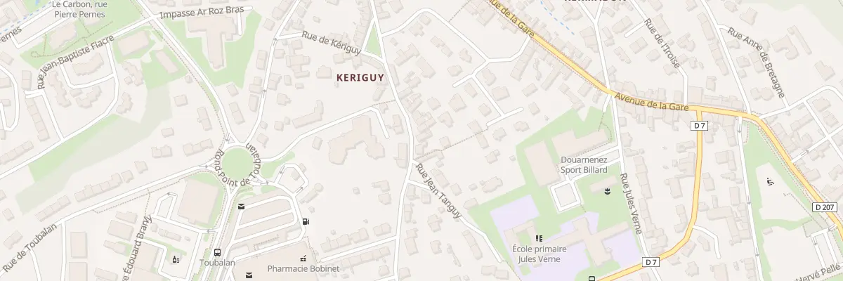 Plan du 43 Rue Jean Tanguy à Douarnenez