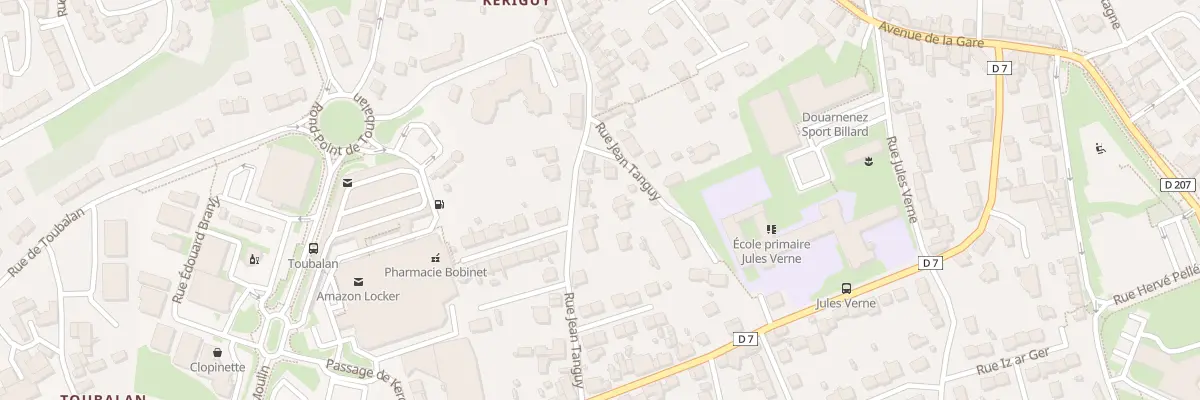 Plan du 57 Rue Jean Tanguy à Douarnenez