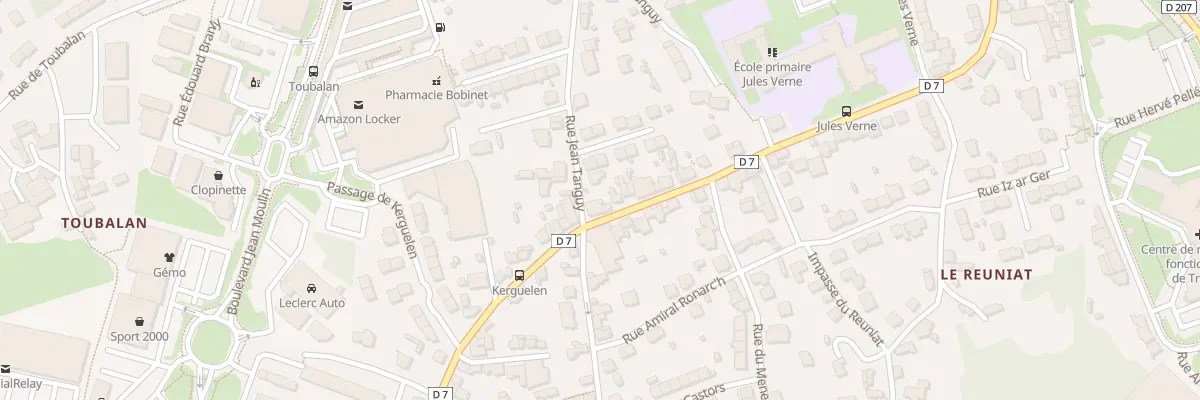 Plan du 52 Rue du Commandant Fernand à Douarnenez