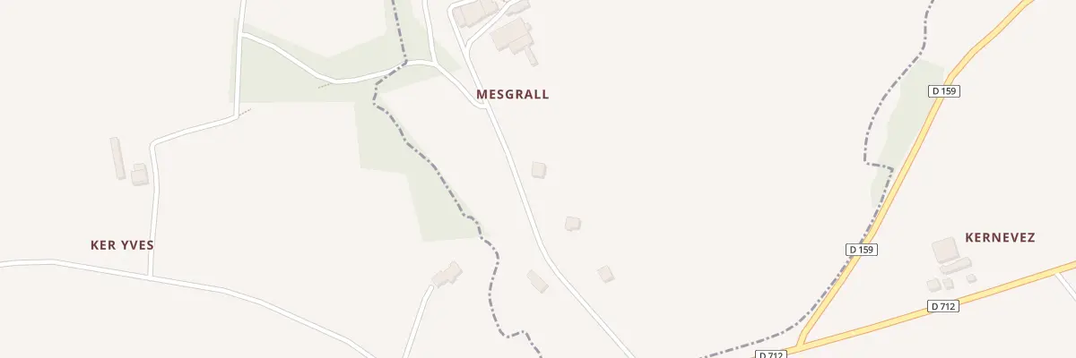 Plan du 5076 Mesgrall à Saint-Divy