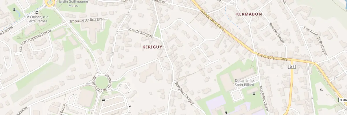 Plan du 29 Rue Jean Tanguy à Douarnenez