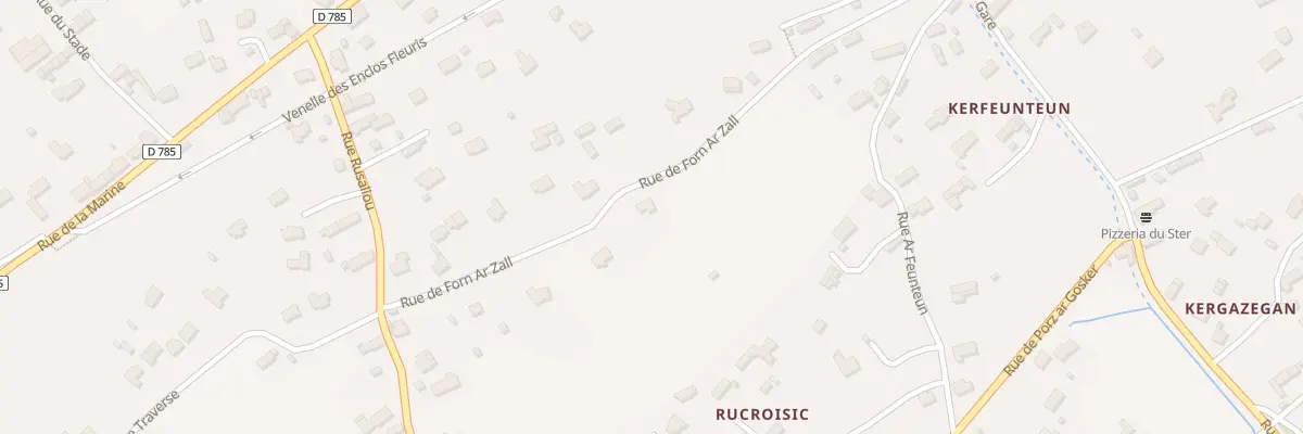 Plan du 281 Rue Forn Ar Zall à Penmarch