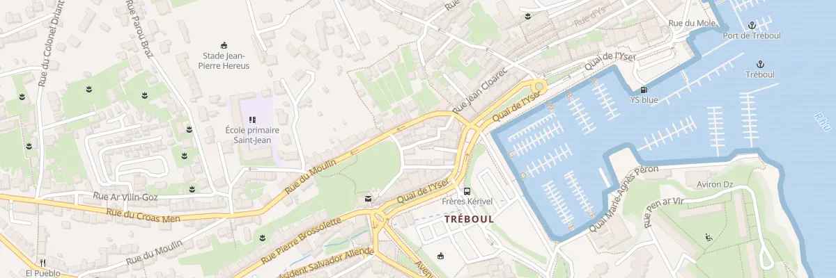 Plan du 10 Rue Henri Guevel à Douarnenez
