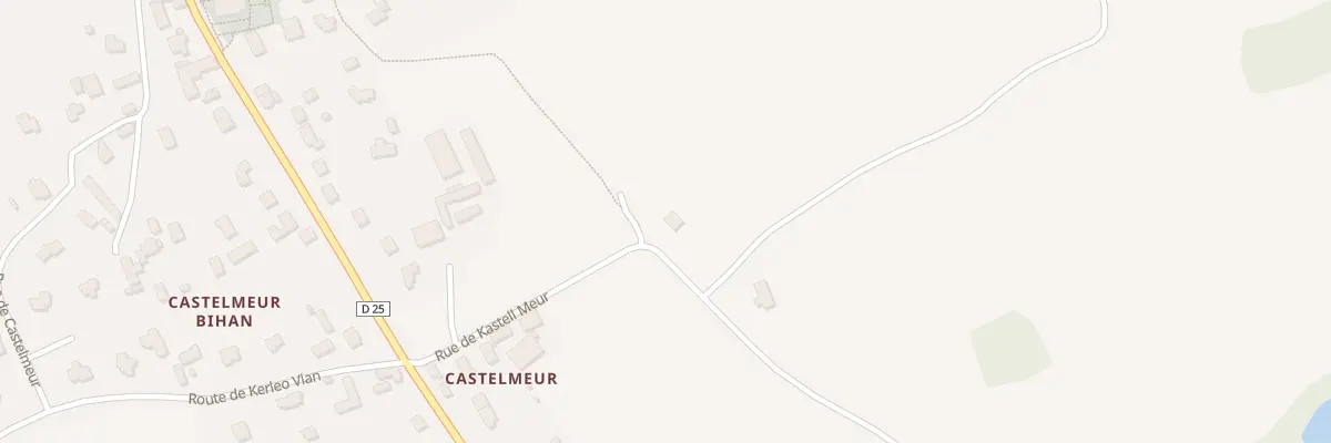 Plan du 15 Kastell Meur à Kernouës