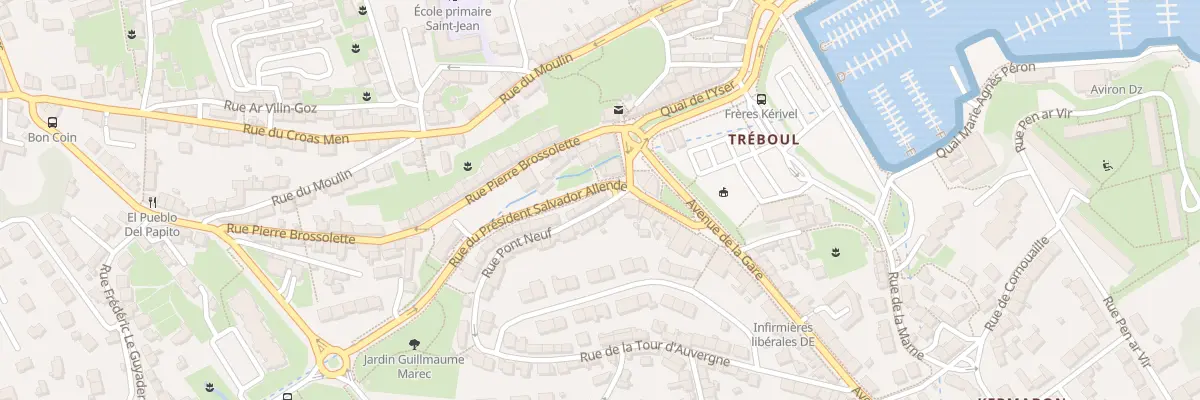 Plan du 4 Rue du Pont Neuf à Douarnenez