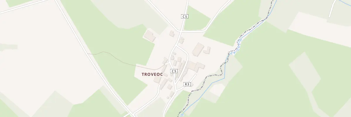 Plan du 5152 Troveoc à Argol