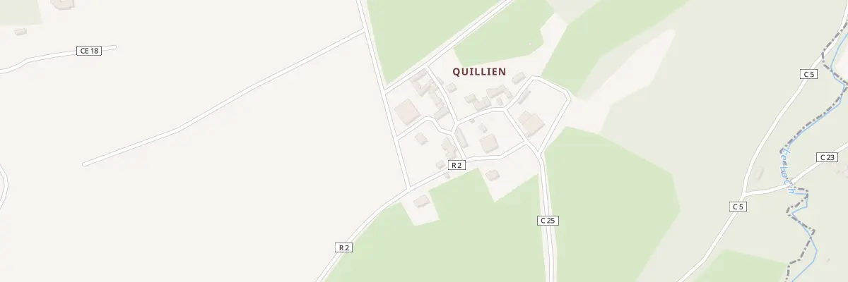 Plan du 10A Quillien à Argol