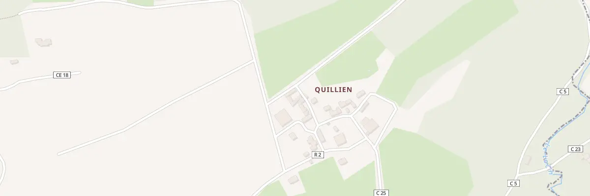 Plan du 15 Quillien à Argol