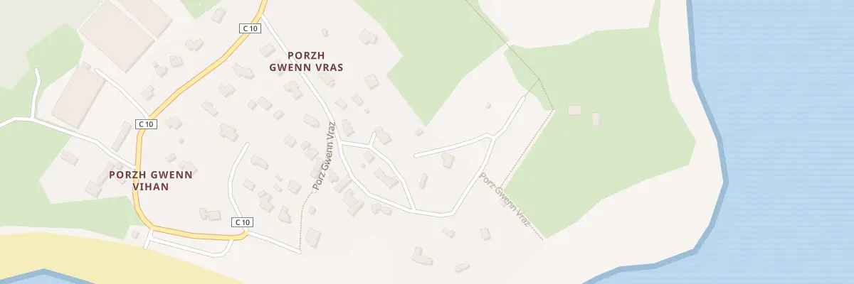 Plan du 6635 Porzh Gwenn Vras à Plougastel-Daoulas