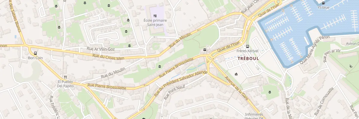 Plan du 10 Rue Pierre Brossolette à Douarnenez