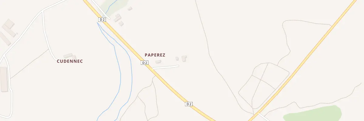 Plan du 300A Paperez à Plovan