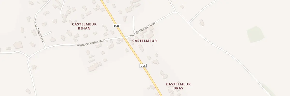 Plan du 33 Rte de la Côte des Légendes à Kernouës
