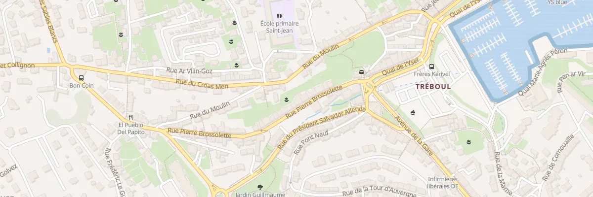 Plan du 16B Rue Pierre Brossolette à Douarnenez