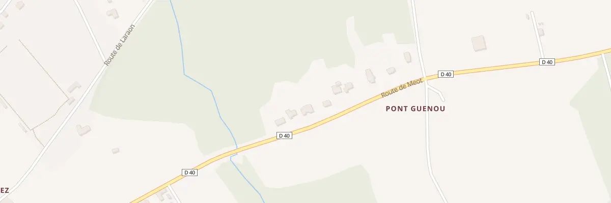 Plan du 5 Rte de Meot à Pouldreuzic