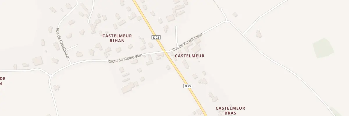 Plan du 29 Rte de la Côte des Légendes à Kernouës