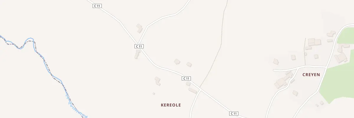 Plan du 4 Kereole à Plouider