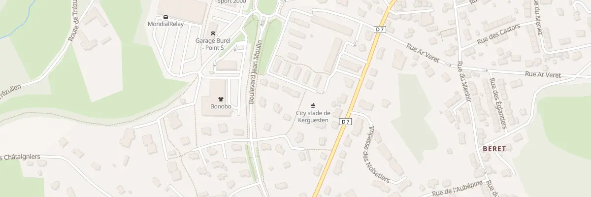 Plan du 20 All Jean Moulin à Douarnenez