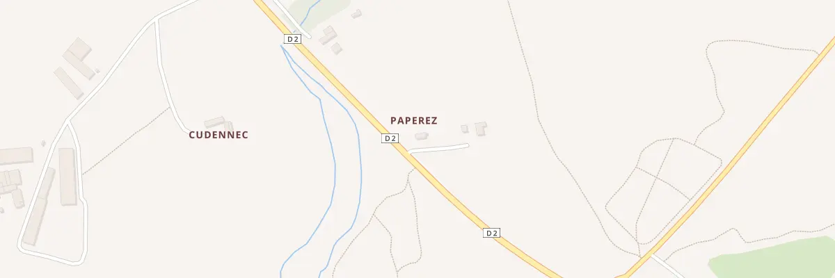 Plan du 300 Paperez à Plovan