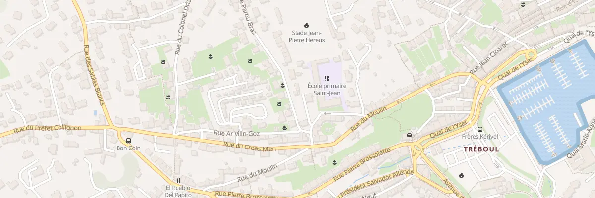 Plan du 47 Rue Parou Braz à Douarnenez