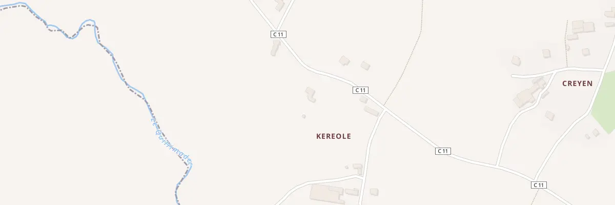 Plan du 11 Kereole à Plouider