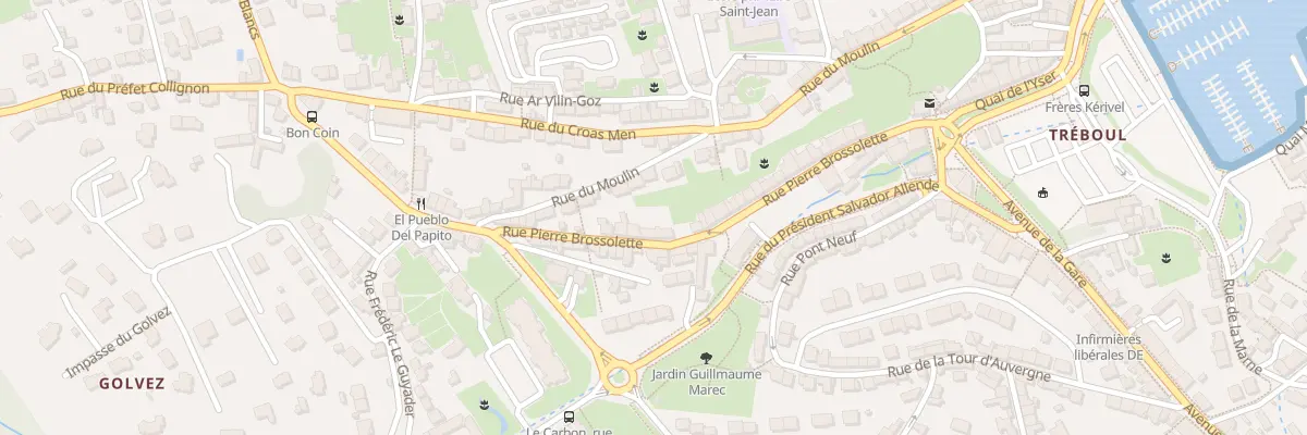 Plan du 38 Rue Pierre Brossolette à Douarnenez