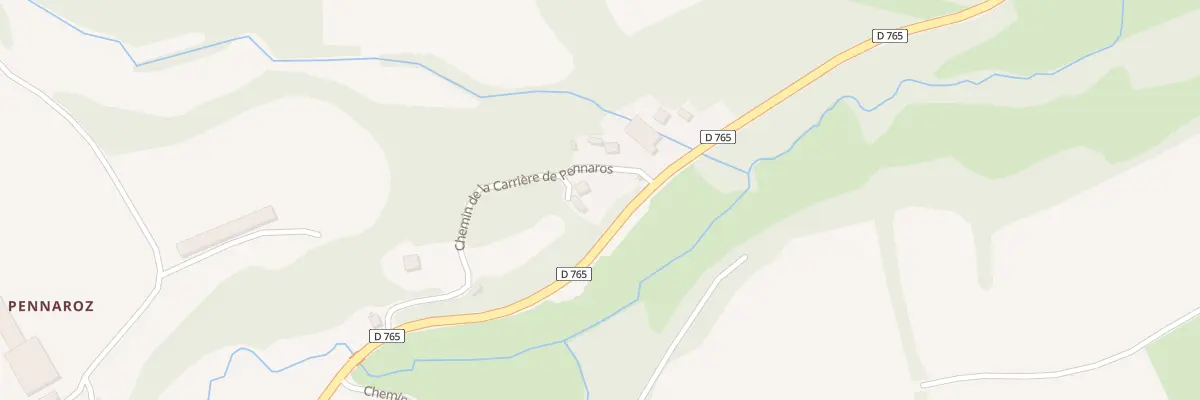 Plan du 1 Che la Carrière de Pennaros à Douarnenez