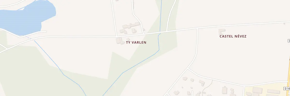 Plan du 228 Ty Varlen à Landudec
