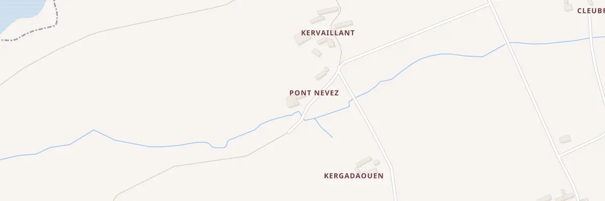 Plan du 49 Pont Nevez à Tréguennec