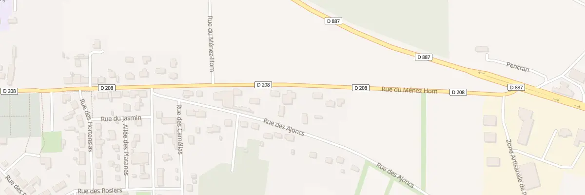 Plan du 46 Rue du Ménez Hom à Telgruc-sur-Mer