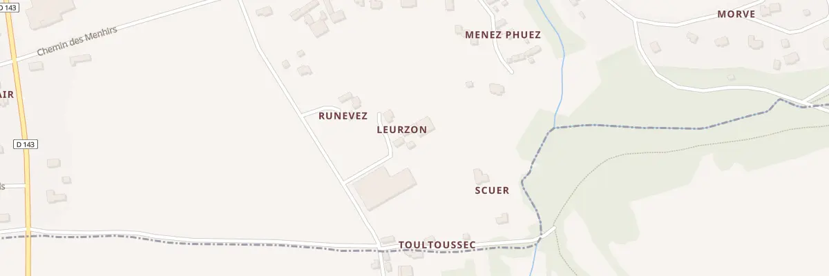 Plan du 2 Leurzon à Pouldreuzic