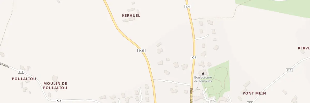 Plan du 5027 Kerhuel à Kernouës