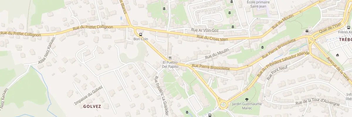 Plan du 54 Rue Pierre Brossolette à Douarnenez