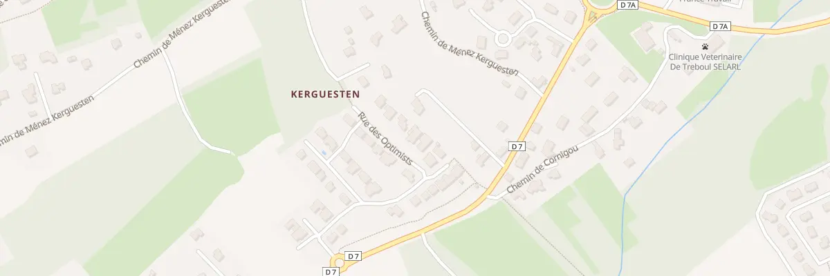 Plan du 32 Rue des Optimists à Douarnenez