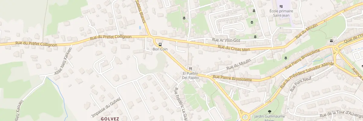 Plan du 66 Rue Pierre Brossolette à Douarnenez