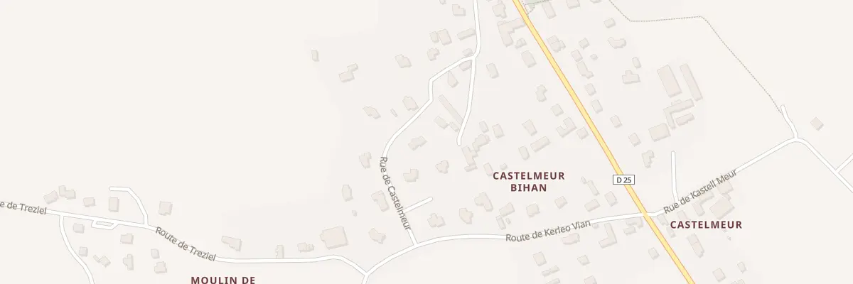 Plan du 11 Castelmeur Bihan à Kernouës