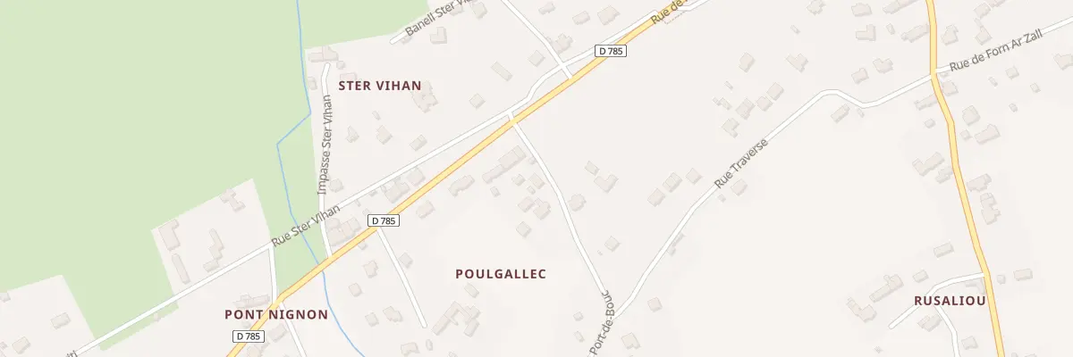 Plan du 9011 Poulgallec à Penmarch
