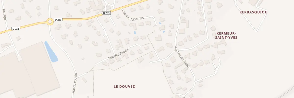 Plan du 17 Rue des Pétrels à Guipavas
