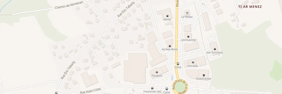 Plan du 128 Rue Loic Caradec à Plougastel-Daoulas