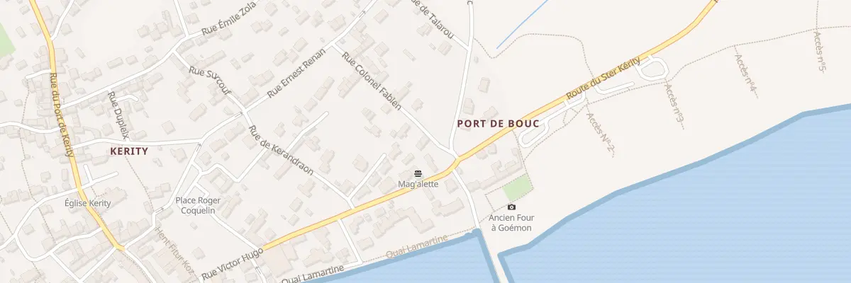 Plan du 45 Rue du Colonel Fabien à Penmarch