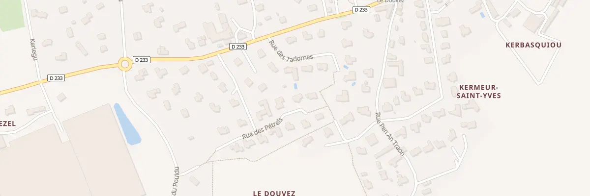 Plan du 19 Rue des Pétrels à Guipavas