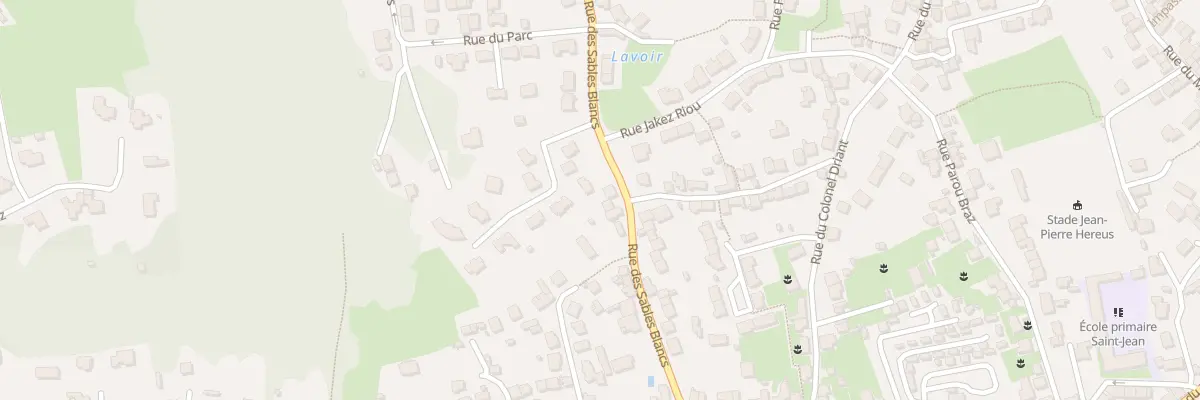 Plan du 23 Rue des Sables Blancs à Douarnenez