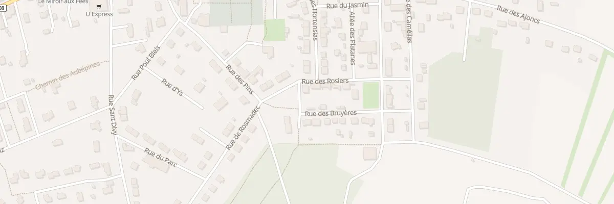 Plan du 6 Rue des Rosiers à Telgruc-sur-Mer