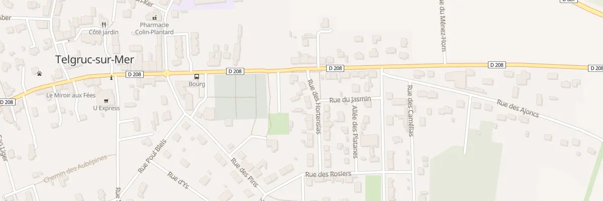 Plan du 4 Rue des Hortensias à Telgruc-sur-Mer