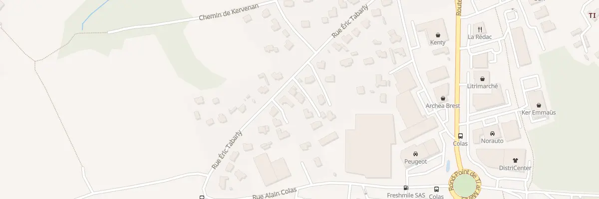 Plan du 330 Rue Eric Tabarly à Plougastel-Daoulas