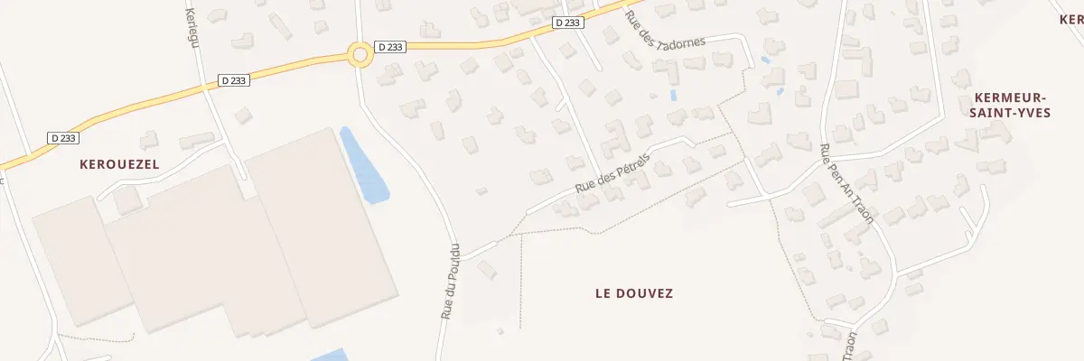 Plan du 9 Rue des Pétrels à Guipavas