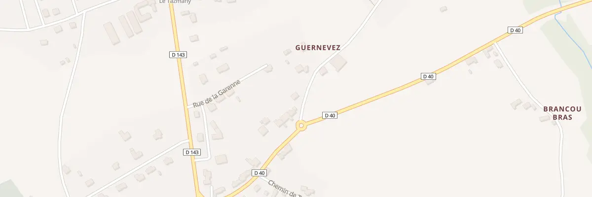 Plan du 1 Rte de Laraon à Pouldreuzic