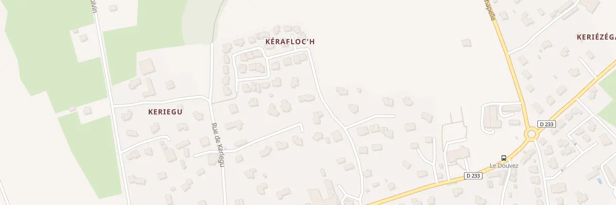Plan du 180 Chem de Kerafloc’h à Guipavas